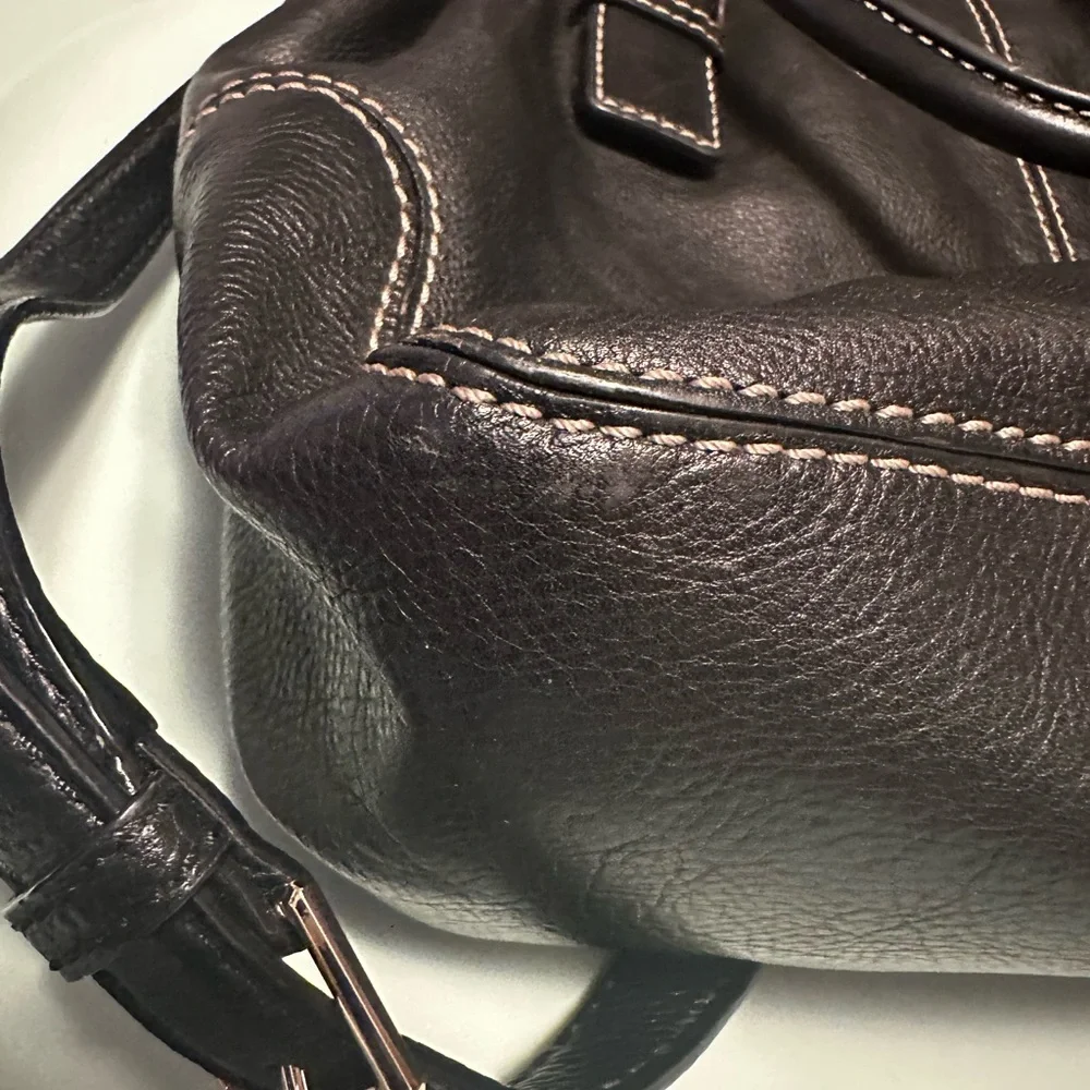 Michael Kors large Brookville tote bag. Gorgeous black pebble leather 15 x 12 - Picture 6 of 10
